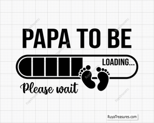 Papa To Be svg 