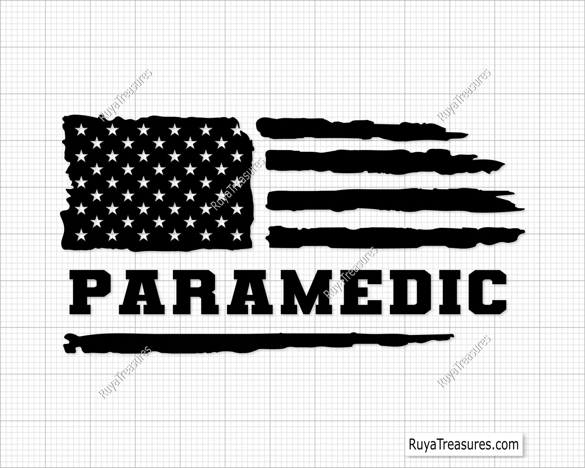 Paramedic Flag Svg