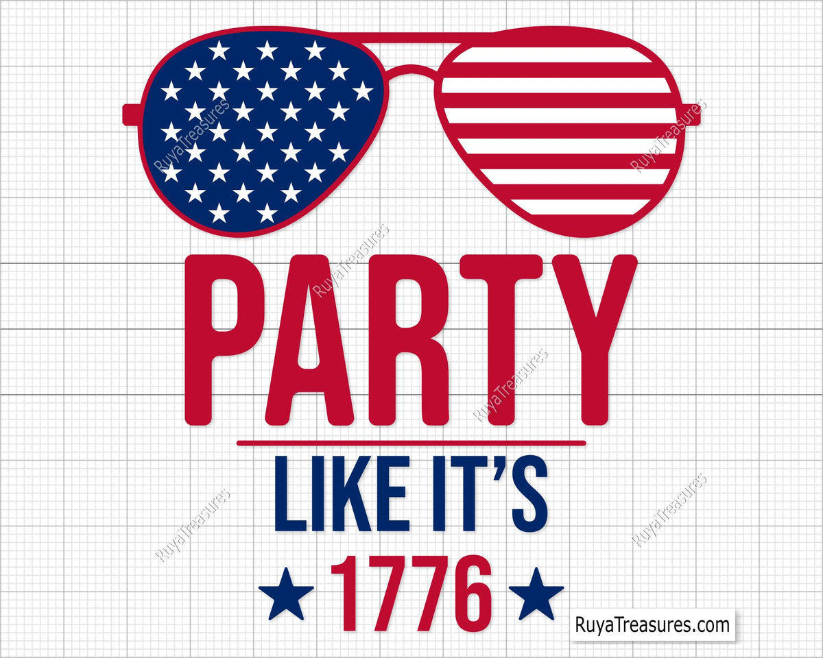 Party Like Its 1776 Svg