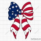 Patriotic Bow Svg