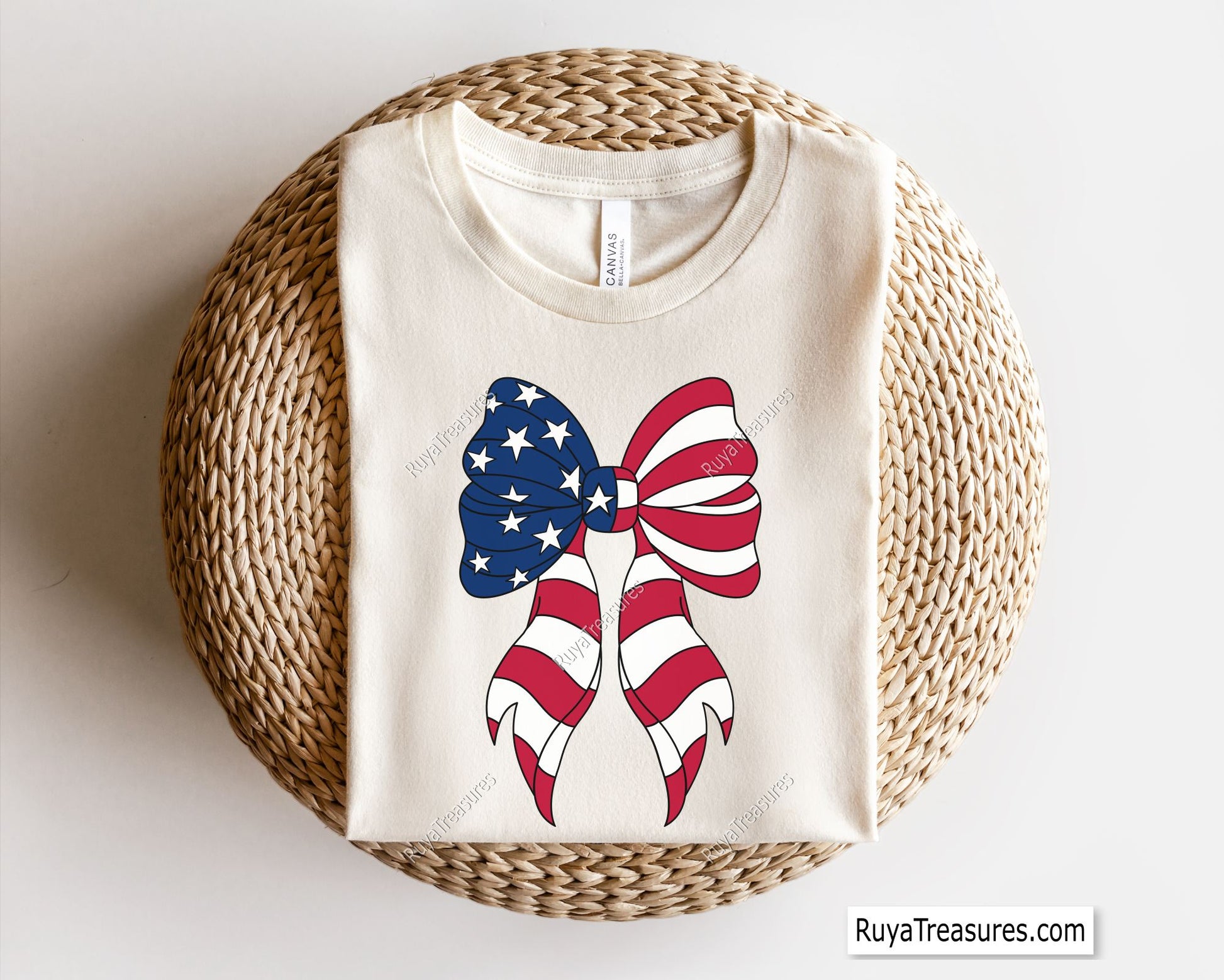 Patriotic Bow Svg