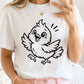Playful Baby Chick SVG PNG, Cute Farm Animal Cricut Cut File Design