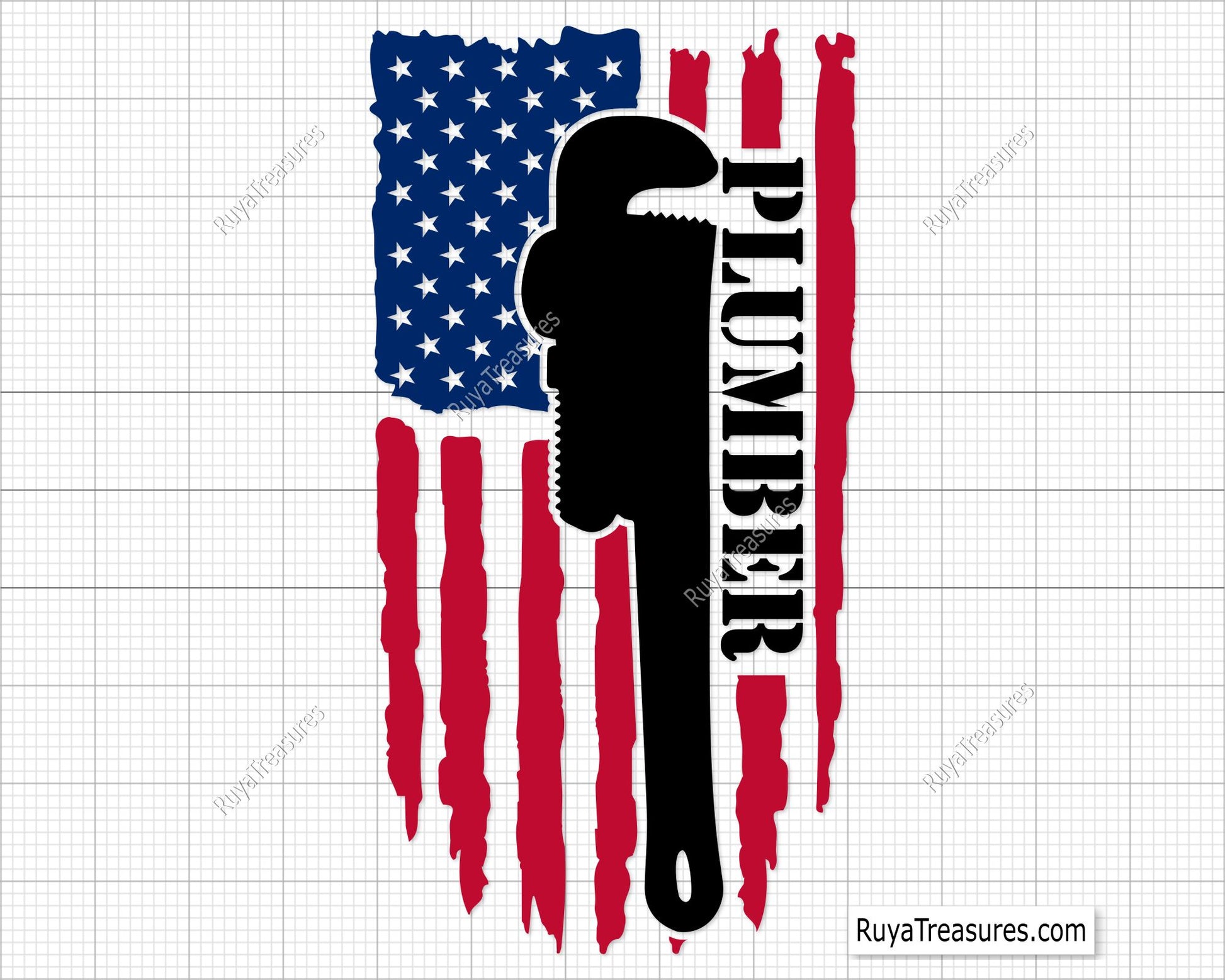 Plumber Flag Svg 