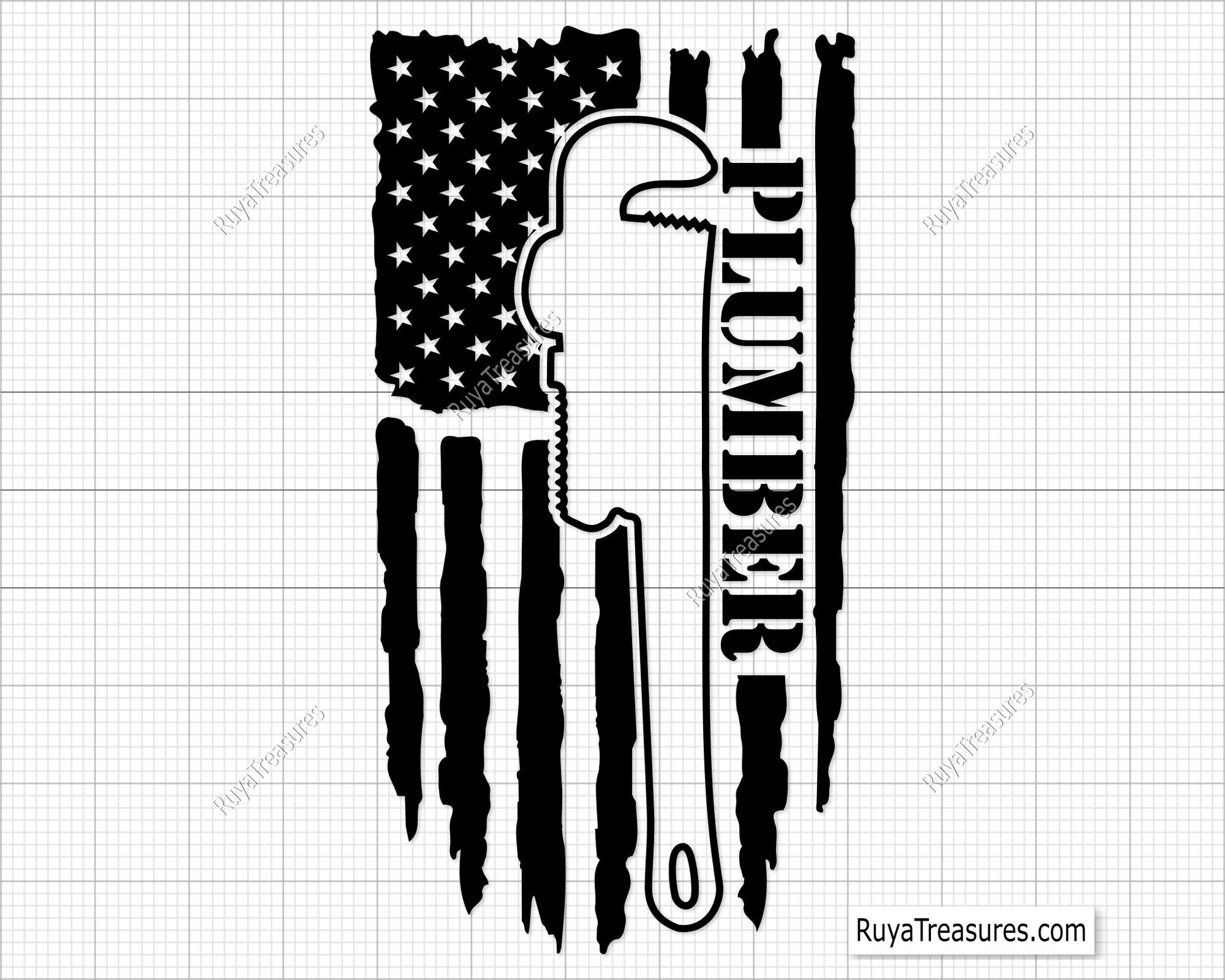 Plumber Flag Svg 