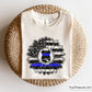 Police Badge Sunflower Svg