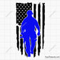Police Flag Thin Blue Line American Flag Svg Png