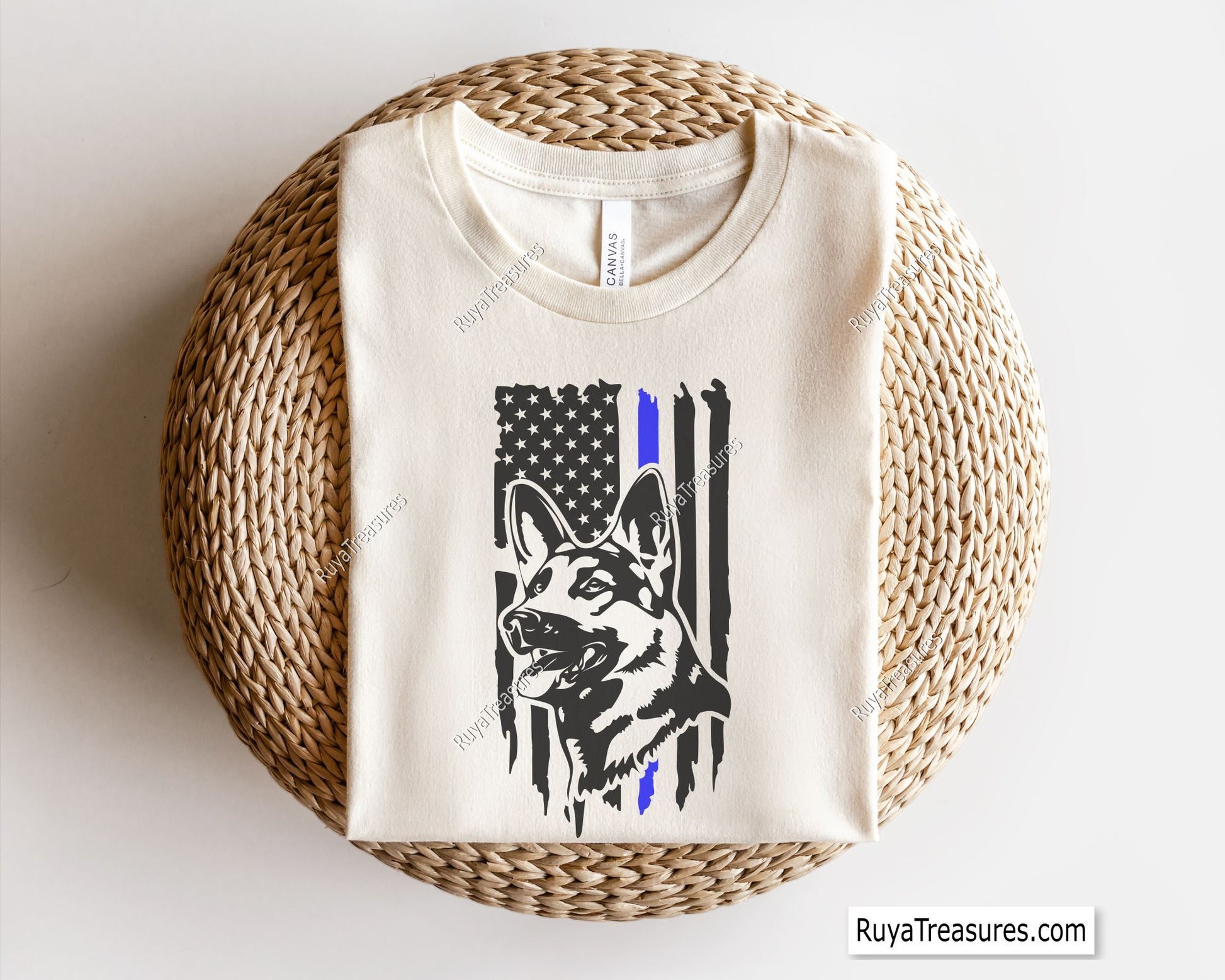 Police German Shepherd Svg