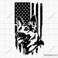 Police German Shepherd Svg