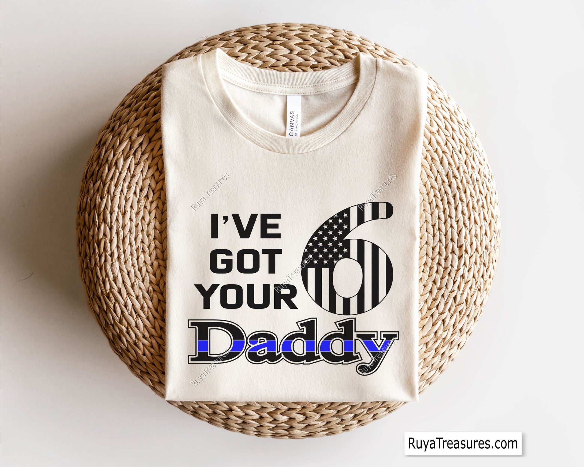 Police I've Got your 6 Six Daddy Svg