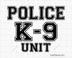 Police K9 svg