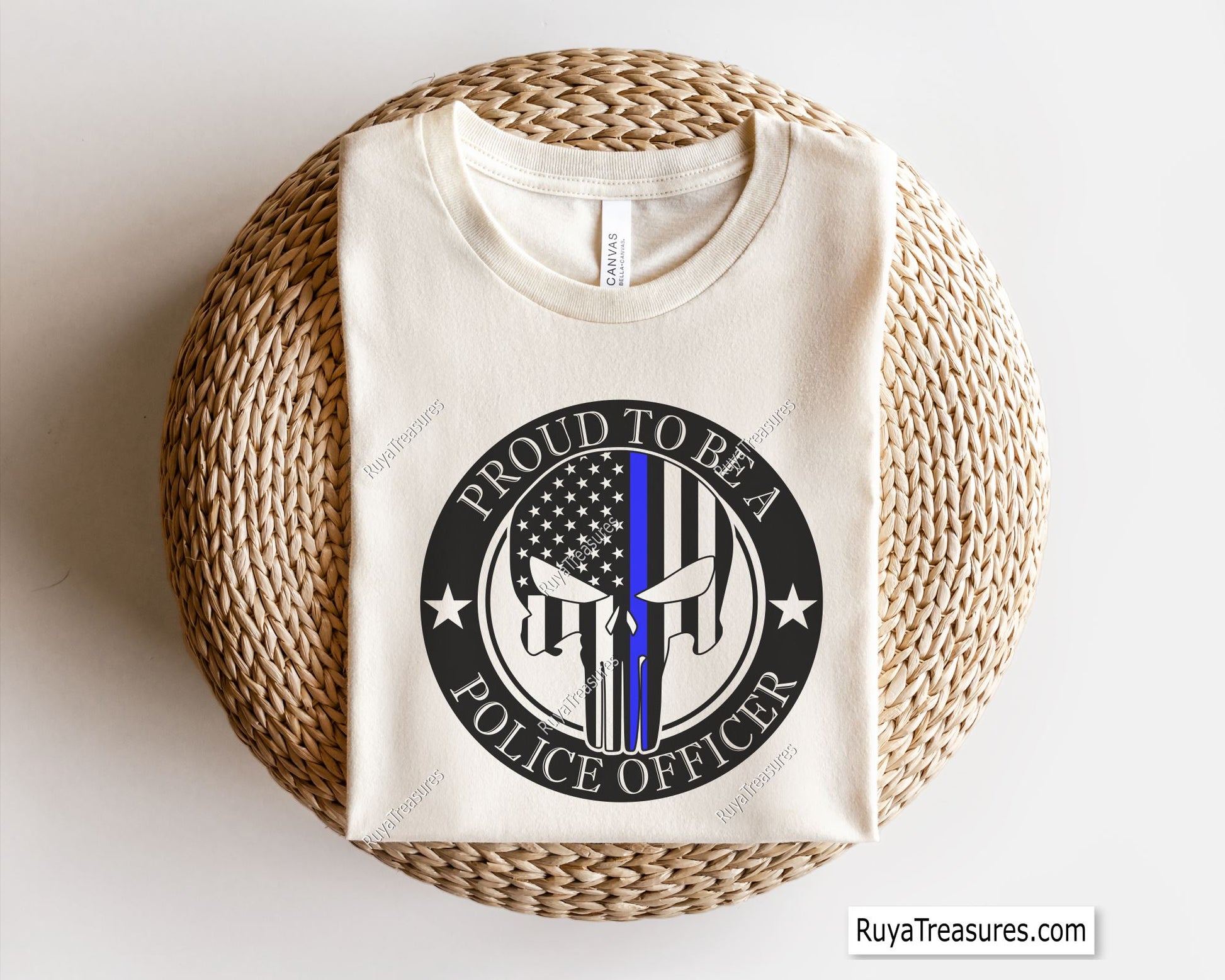 Police Punisher Proud To Be a Police Officer Svg