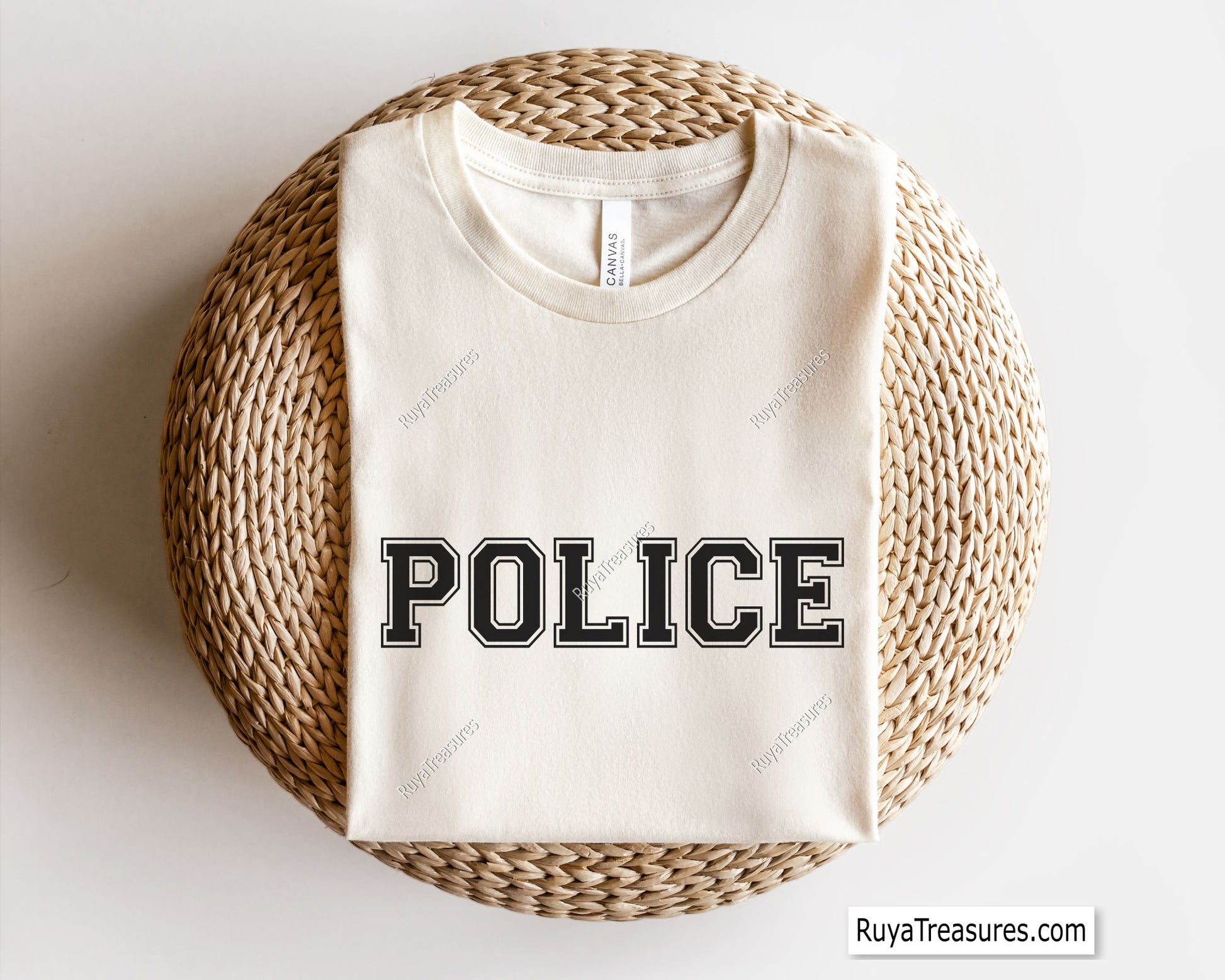 Varsity-style Police SVG design, perfect for law enforcement shirts, decals, and gifts