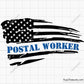 Postal Worker Flag Svg