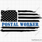 Postal Worker Flag Svg