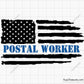 Postal Worker Flag Svg