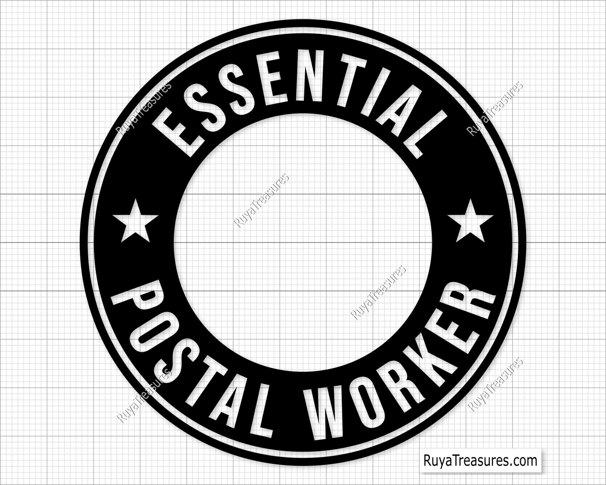 Postal Worker svg