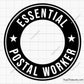 Postal Worker svg