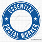 Postal Worker svg