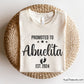 Promoted to Abuelita and Abuelito Svg, Baby Announcement Svg, Established Svg