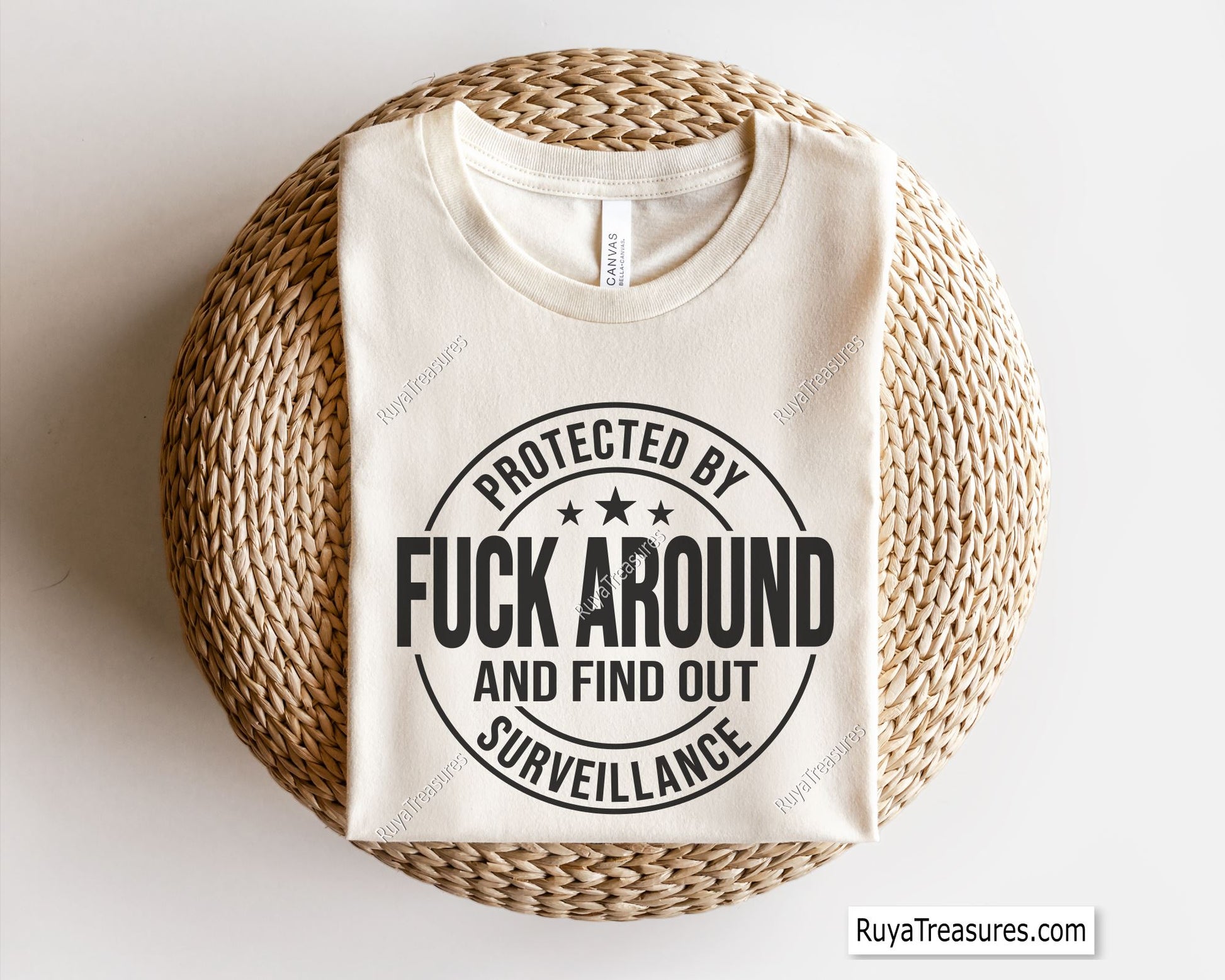 Protected by Fuck Around and find out Surveillance Svg Png 