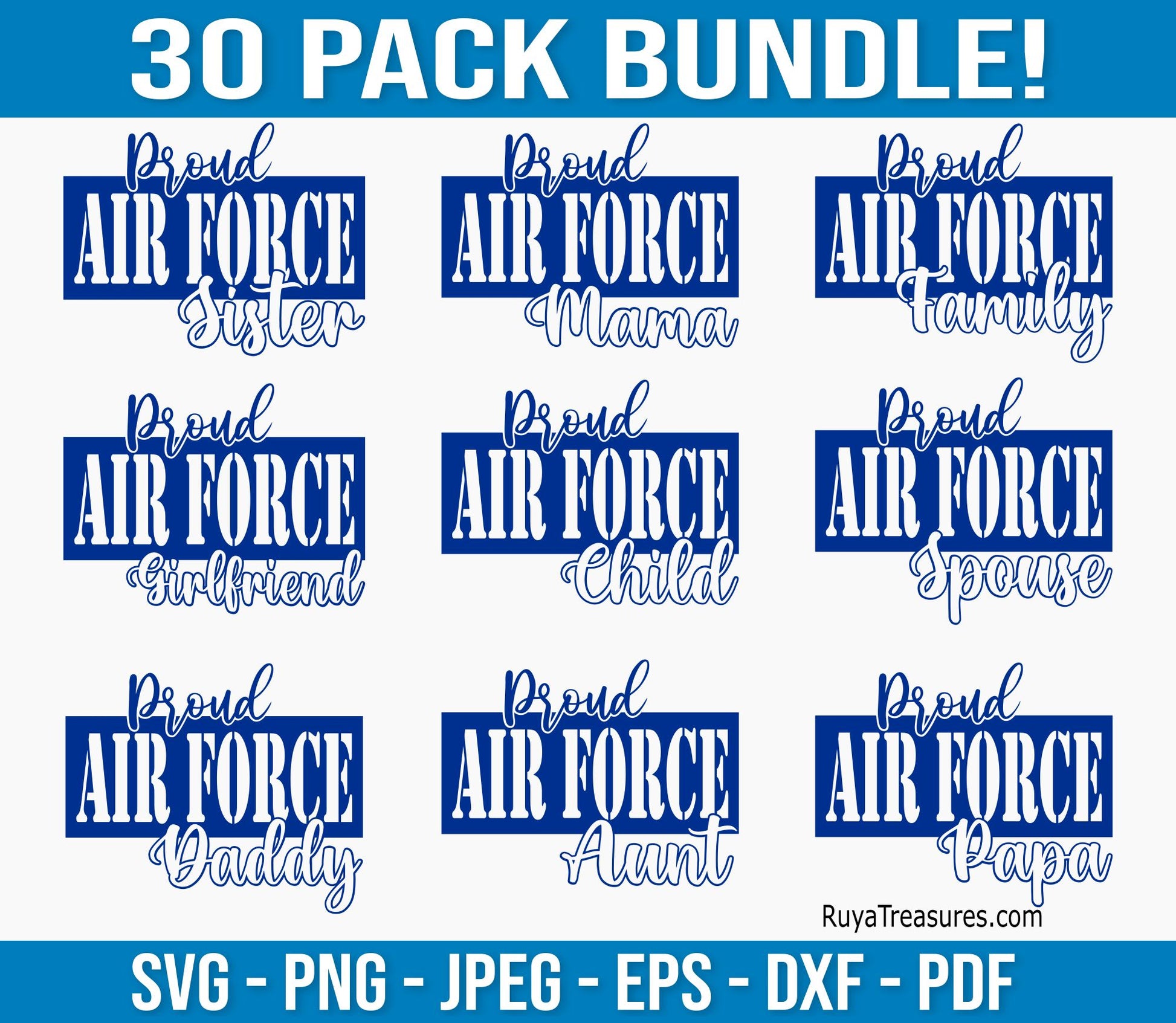 Air Force Family Member Svg Png