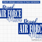 Air Force Family Member Svg Png