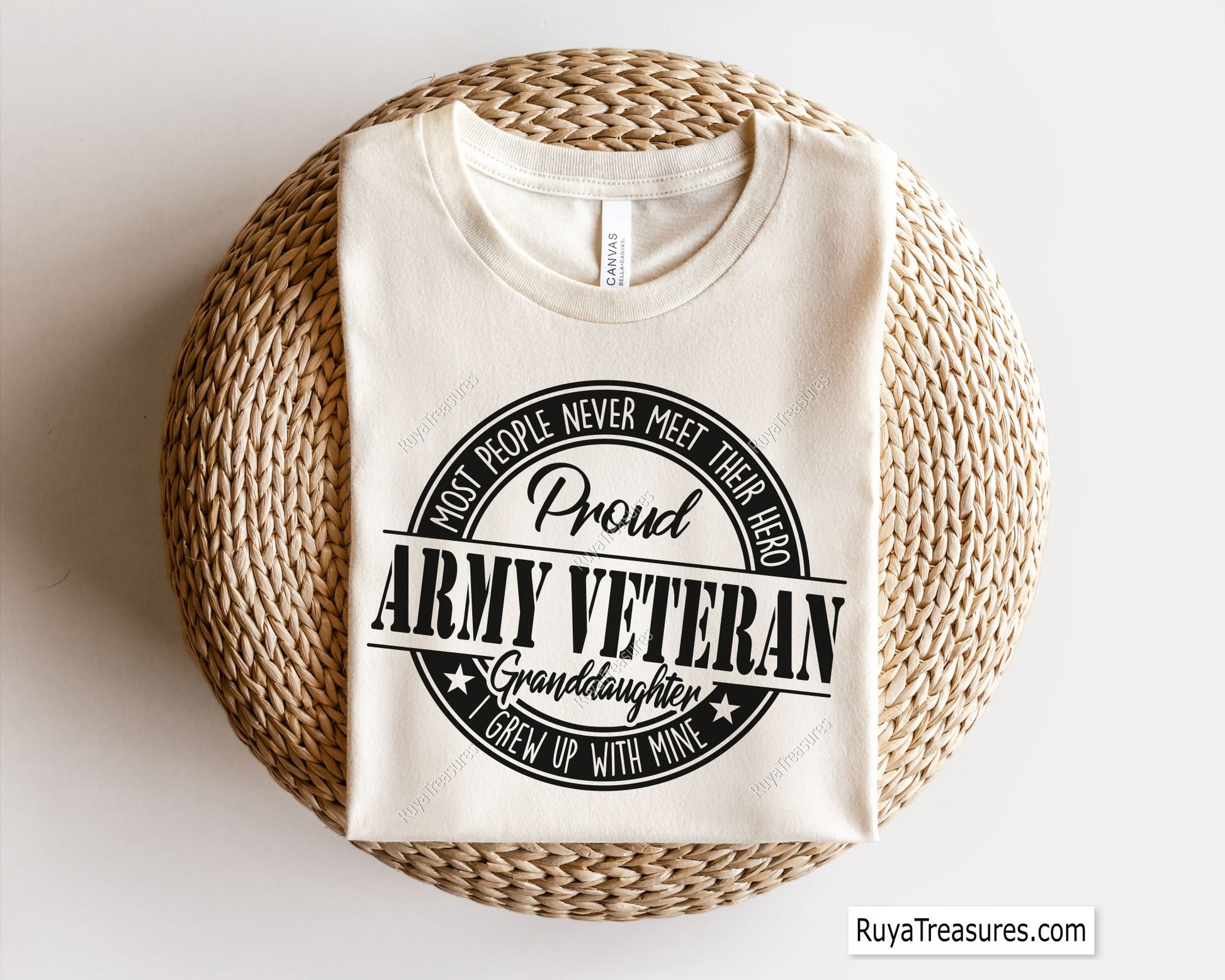 Proud Army Veteran Granddaughter SVG