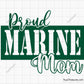 Proud Marine Mom SVG