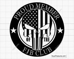 Proud Member Of The Fuck Joe Biden Club svg