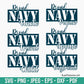 Proud Navy Family Bundle Svg Png
