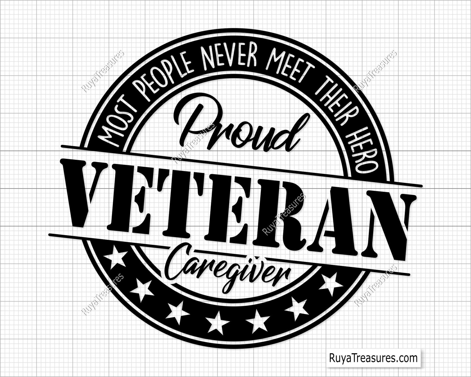 Veteran Caregiver Svg