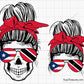 Puerto Rico Trinidad Flag Sunglasses Mom Life Svg Png