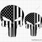 American Punisher Thin Line Svg