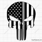 Punisher Gray Line Svg