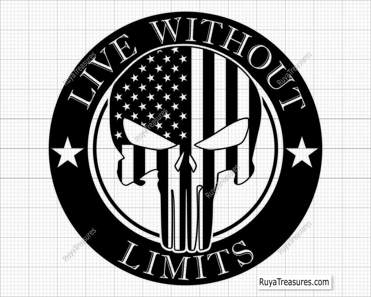 Punisher Live Without Limits svg