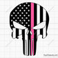 Punisher Pink Line Svg