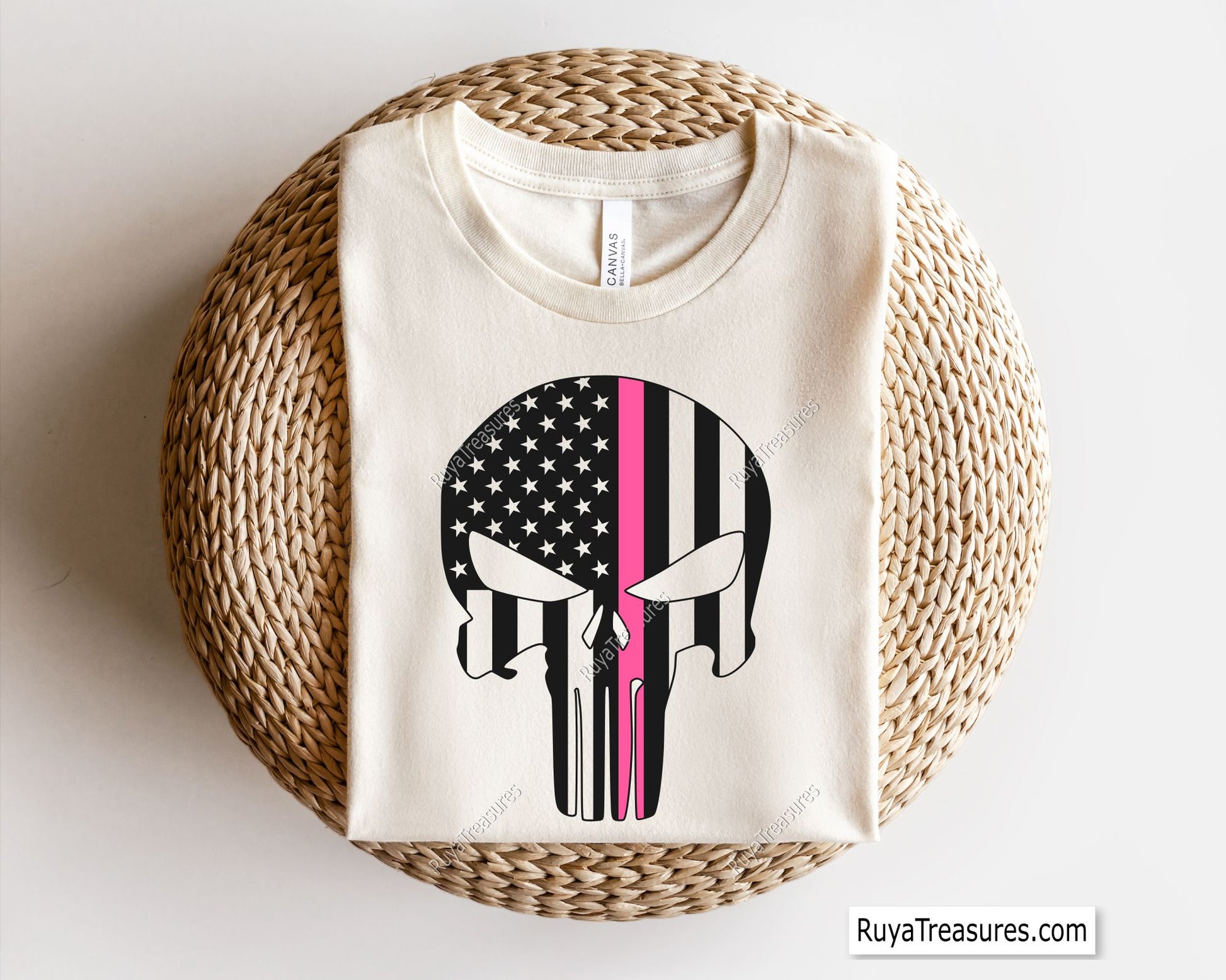Punisher Pink Line Svg