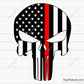 Punisher Red Line Svg