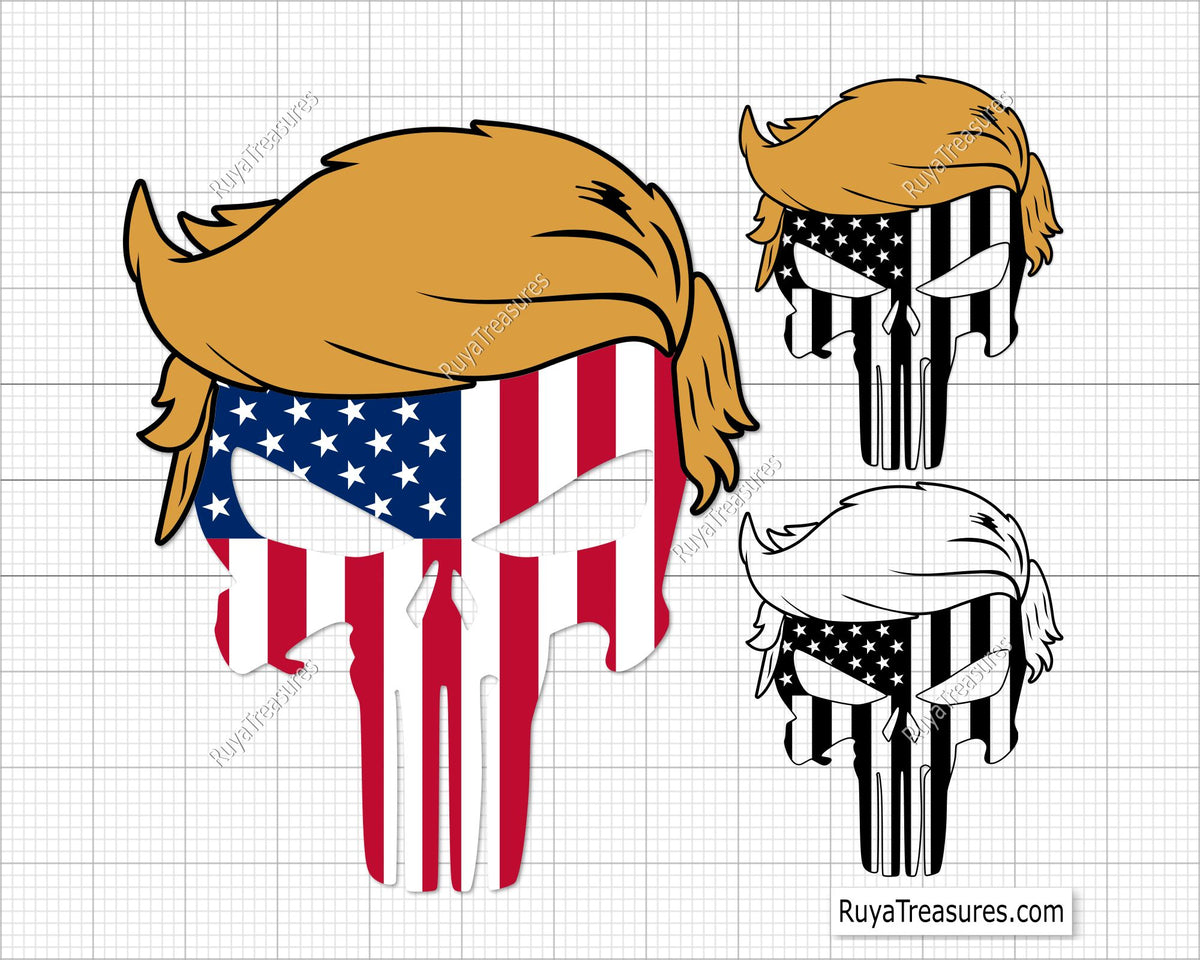 Punisher Trump Svg