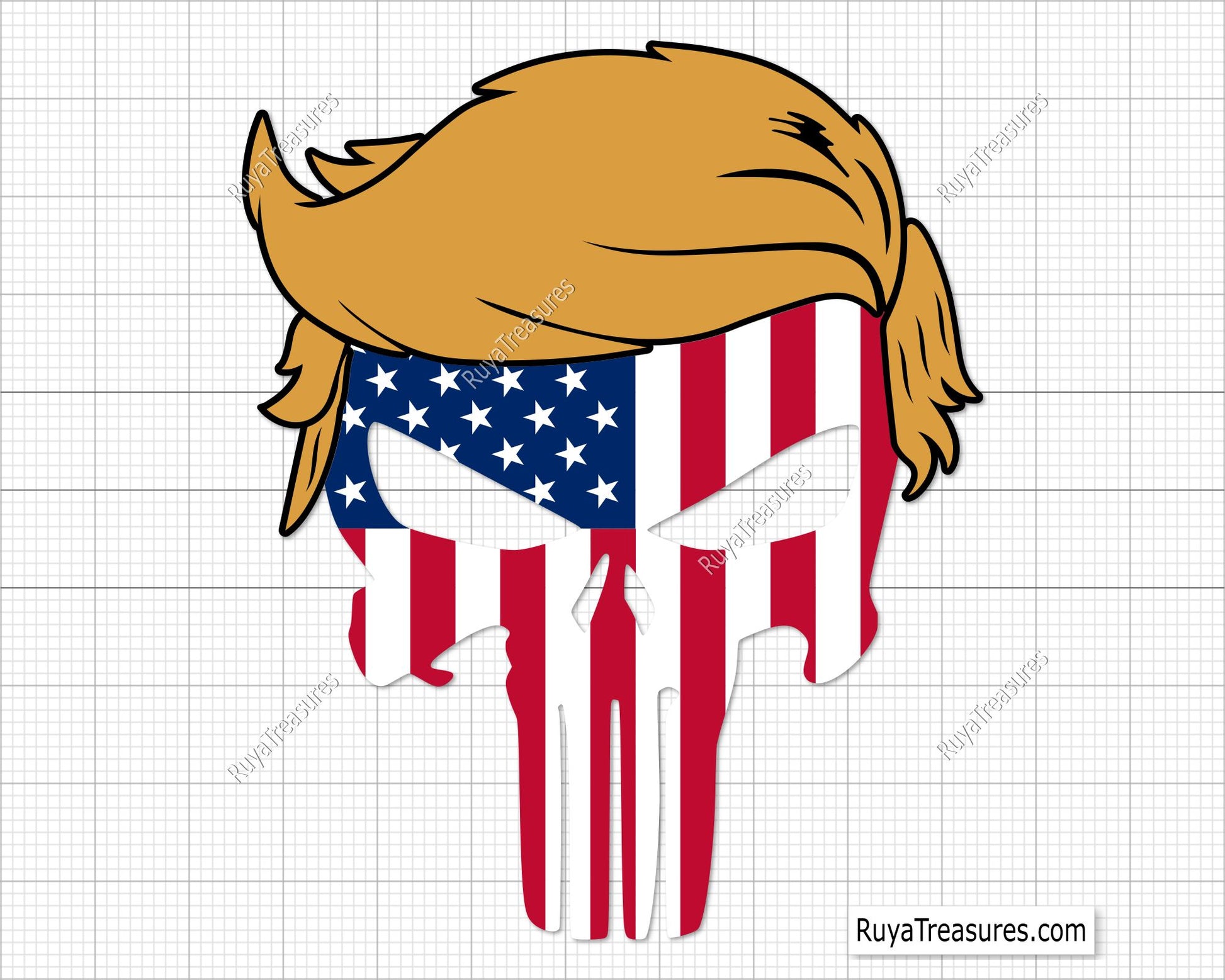 Punisher Trump Svg