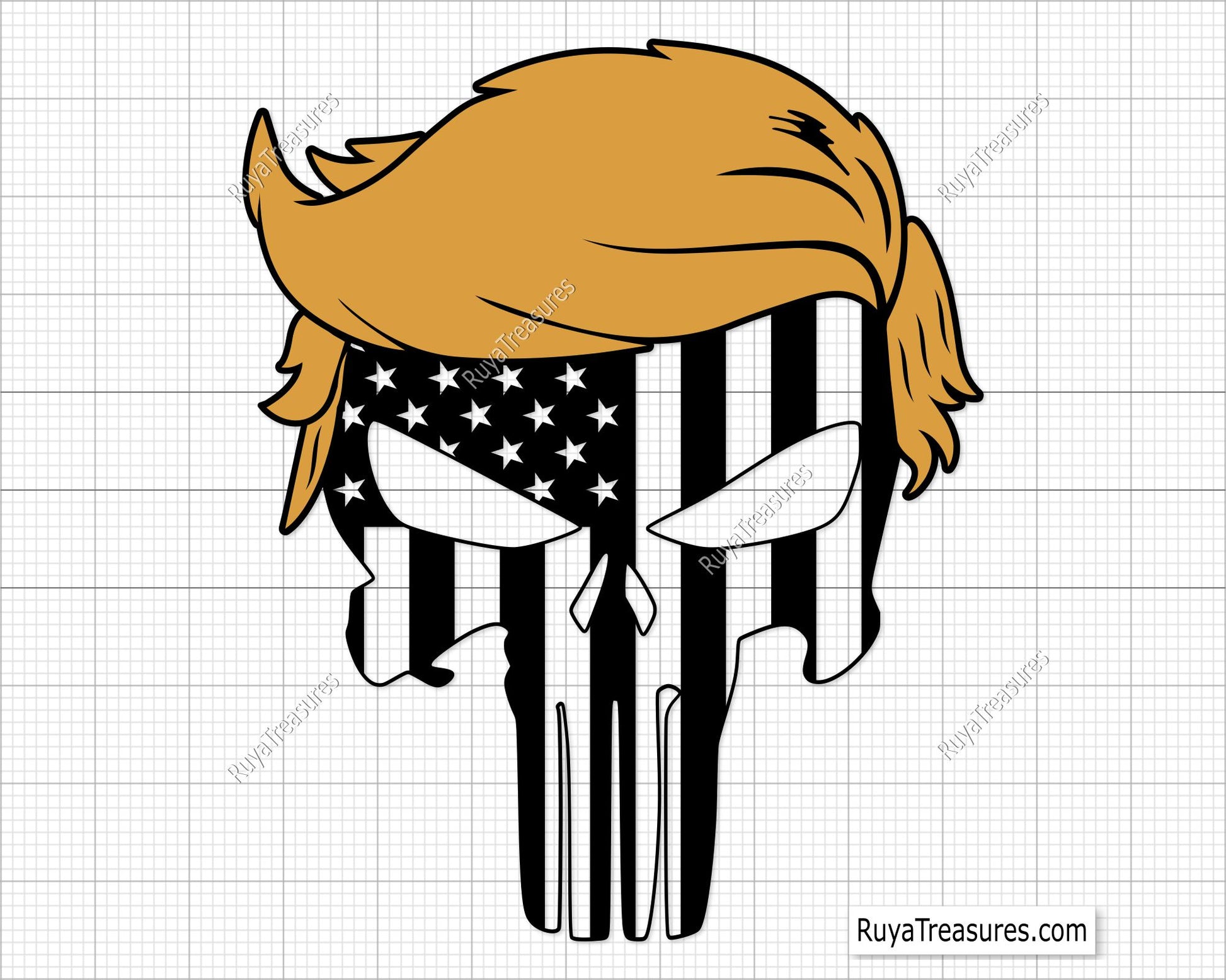 Punisher Trump Svg