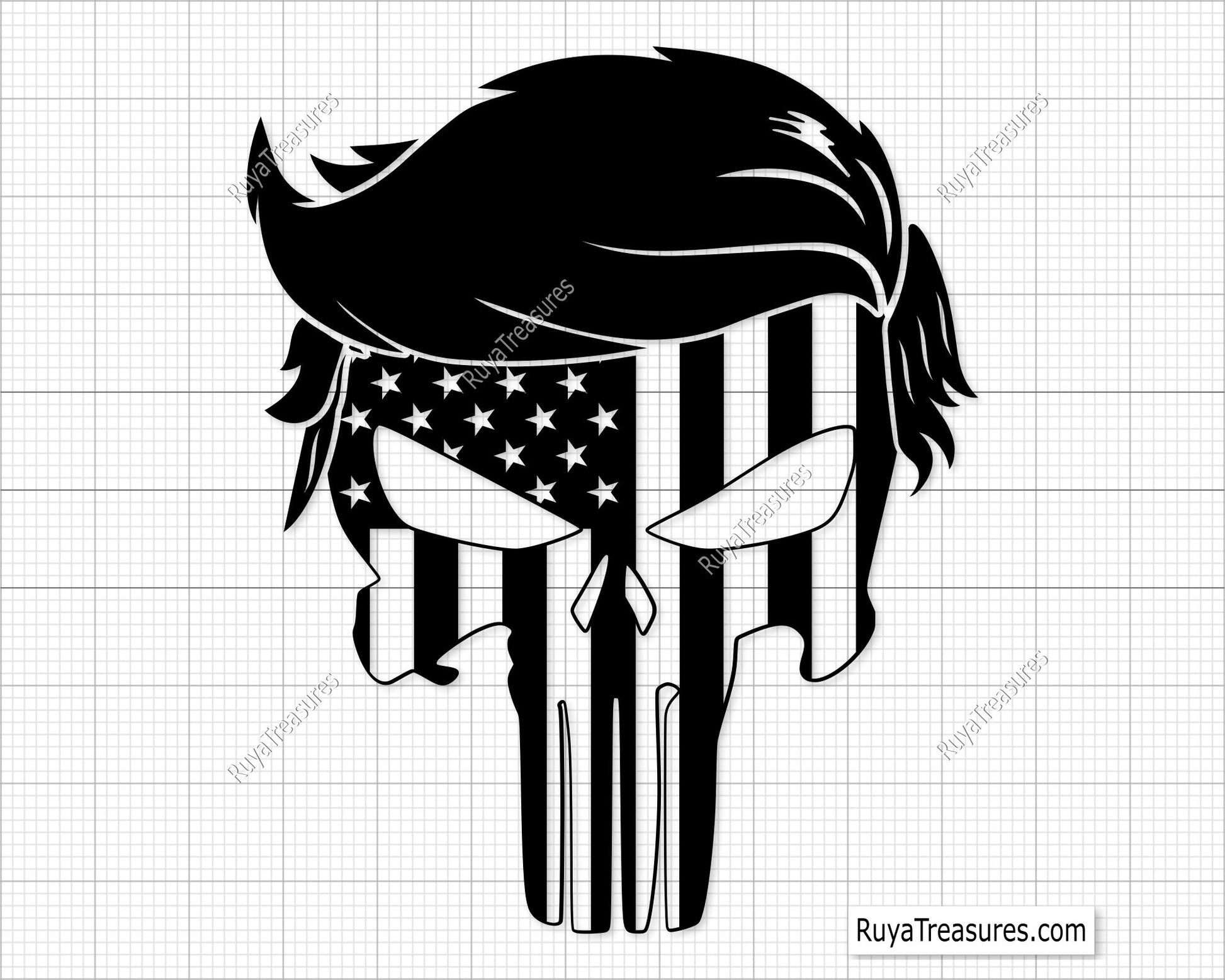 Punisher Trump Svg