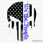 Punisher We the People Blue Line Svg