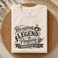 Funny hangover quote design with stacked bold lettering, steaming coffee cup, skeleton hand gesture, ribbon banner and playful decorative accents.