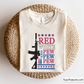 Red White and Pew Pew Pew Svg 