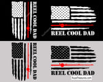Reel Cool Dad Flag Svg Png