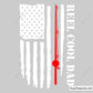 Reel Cool Dad Flag Svg Png
