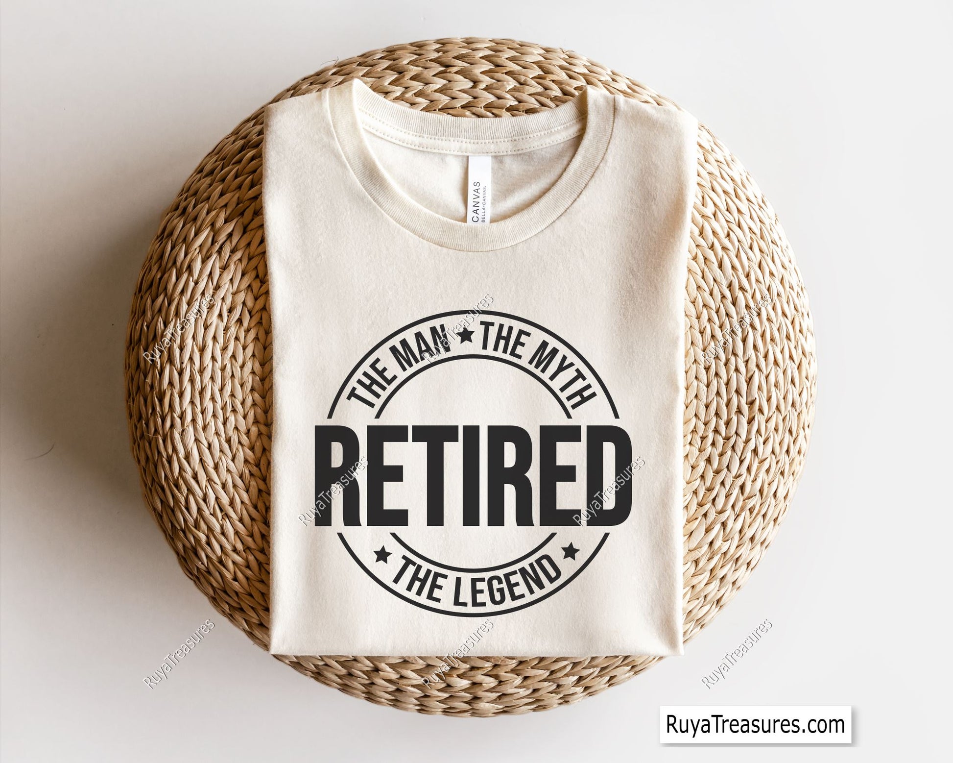 Retired The Man The Myth The Legend SVG design for DIY retirement gifts and crafts.