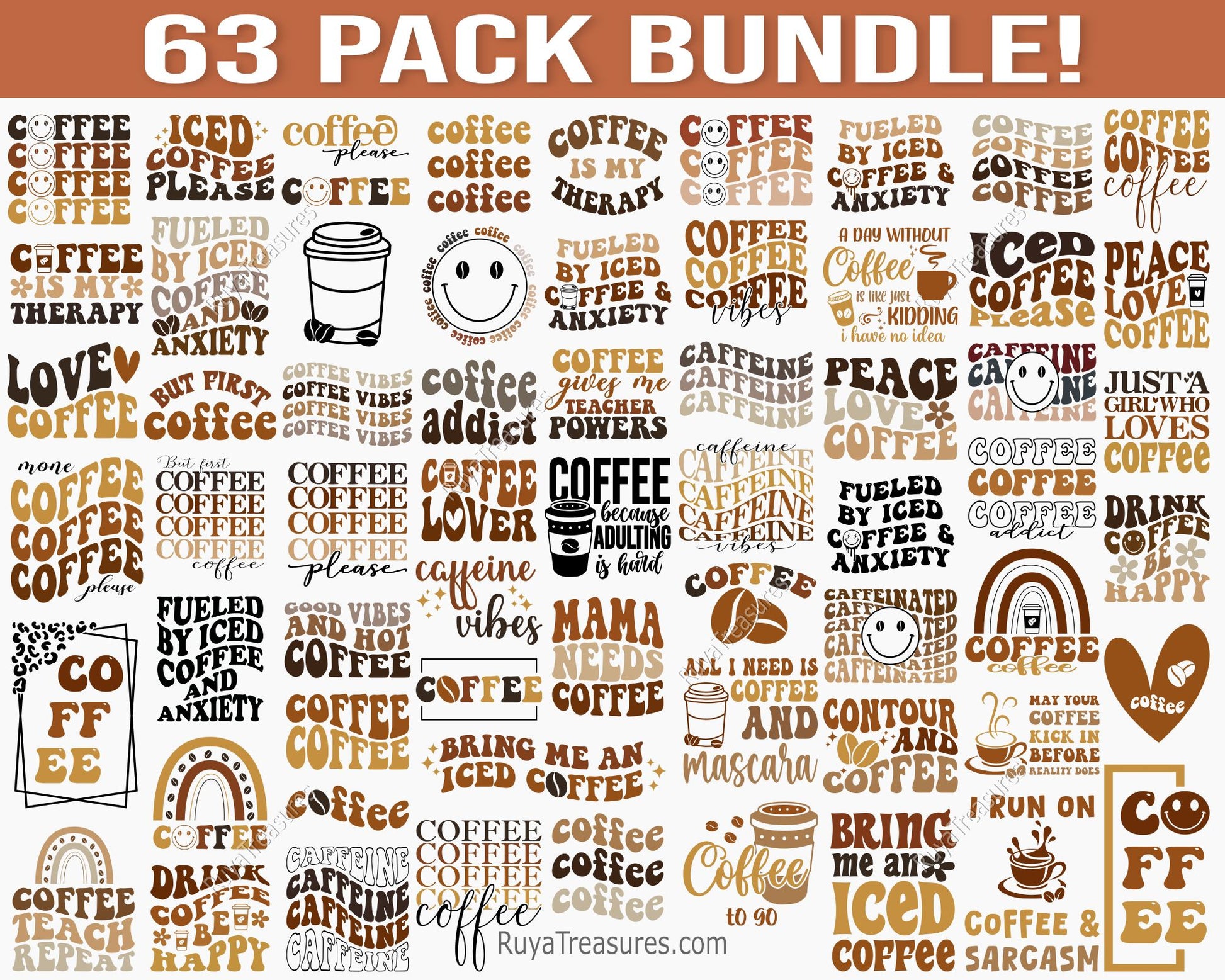 Retro Coffee Svg Bundle