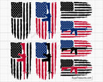 Bundle 2A Rifle Flag Svg Png